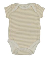 Bílo-smetanové pruhované body 