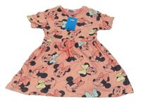 Nové - ružové šaty s Minnie