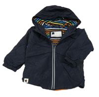 Černá šusťáková jarní bunda s kapucí Next