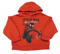 Červená mikina so Spidermanem a kapucňou Primark