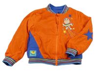 Oranžovo-modrý šusťákový podšitý bomber - Příběh Hraček Disney