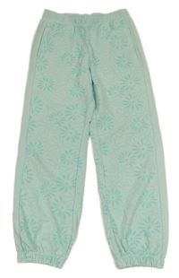 Tyrkysové květované tepláky Kids