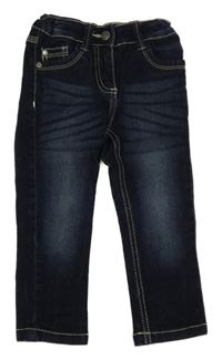 Tmavomodré skinny rifle Lupilu