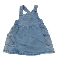 Svetlomodré rifľové na traké šaty Primark