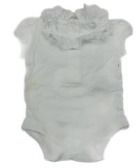 Bílé body s límečkem s madeirou Nutmeg