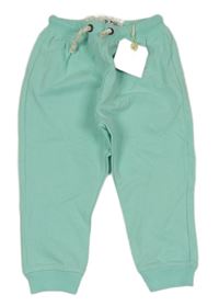 Nové - Tyrkysové tepláky Zara