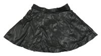 Čierna koženková sukňa H&M