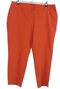 Dámske tehlově červené crop nohavice Dorothy Perkins