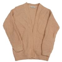 Světlerůžový třpytivý pletený cardigan C&A