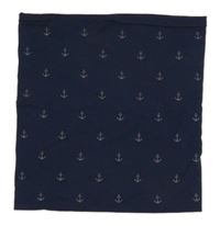 Tmavomodrý nákrčník s kotvami 