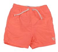 Neonově růžové plážové kraťasy River Island