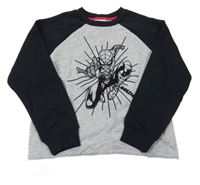 Sivo-čierna mikina so Spidermanem Joe Fresh