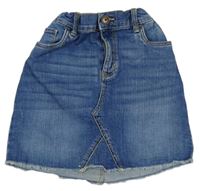 Modrá rifľová sukňa Osh Kosh
