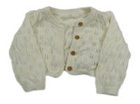 Smotanový perforovaný prepínaci sveter George