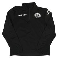 Čierna športová mikina s nášivkou