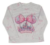 Biele tričko s mašľami a Minnie