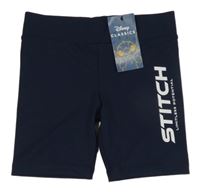 Nové - Tmavomodré elastické sportovní kraťasy s nápisem M&S