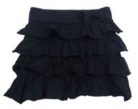 Čierna vrstvená sukňa zn. M&S