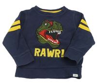Tmavomodrá mikina s dinosaurom zn. GAP