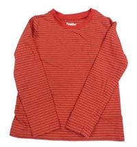 Červené pruhované tričko Lupilu