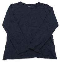 Tmavomodré tričko Sinsay