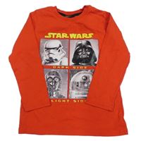 Červené triko s potiskem Star Wars 
