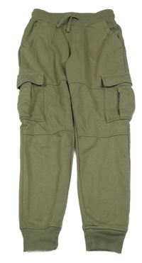 Khaki cargo tepláky Primark