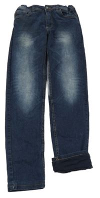 Tmvomodré podšité rifle Pocopiano