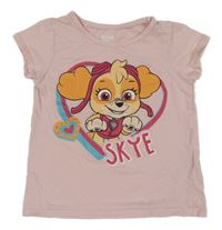 Svetloružové tričko so Skye Nickelodeon