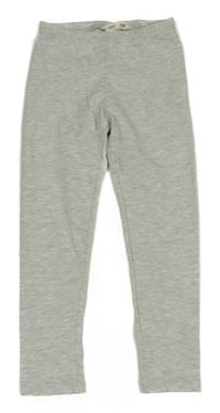 Sivé melírované legíny H&M