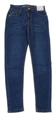 Nové - Tmavomodré skinny mid rise rifle Denim Co. 