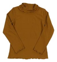 Hnědý žebrovaný rolák