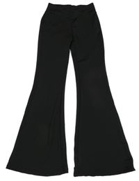 Černé flare sportovní tepláky