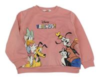 Ružová mikina s Daisy s kamarády H&M