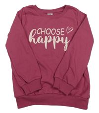 Svetlovínový á mikina s nápismi a srdiečkom Kiki&Koko