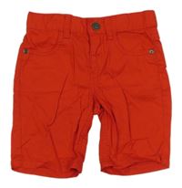 Červené plátěné kraťasy C&A