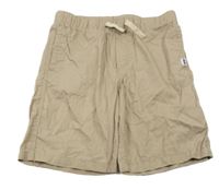 Béžové plátenné kraťasy H&M