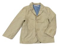 Béžové plátěné sako H&M