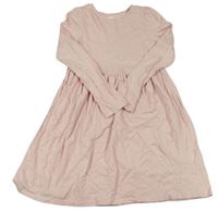 Ružové bavlnené šaty H&M
