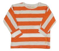 Bielo-čierne pruhované tričko Manguun