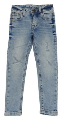 Modré skinny rifle s prošoupáním Denim Co.