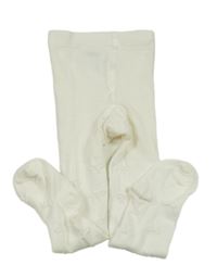 Smotanové pančuchy s mašľami H&M