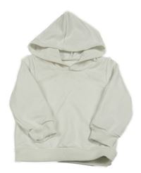 Biela mikina s kapucňou