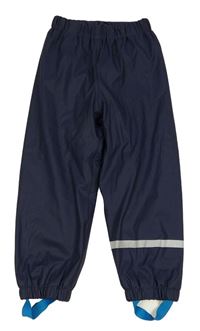 Tmavomodré nepromokavé zateplené kalhoty Kids