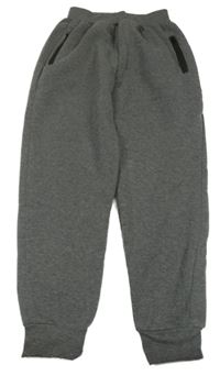 Tmavosivé melírované tepláky