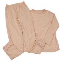 Růžové puntíkaté pyžamo George