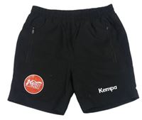 Čierne športové kraťasy s logom Kempa