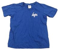 Modré tričko s logom Hype
