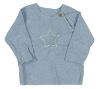 Svetlomodrý ľahký sveter s hviezdou zn. M&S