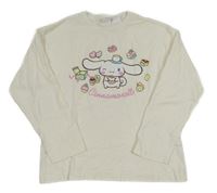 Smetanové triko s obrázkem Zara